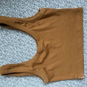 Burnt orange tank top, only worn once, thick quality material